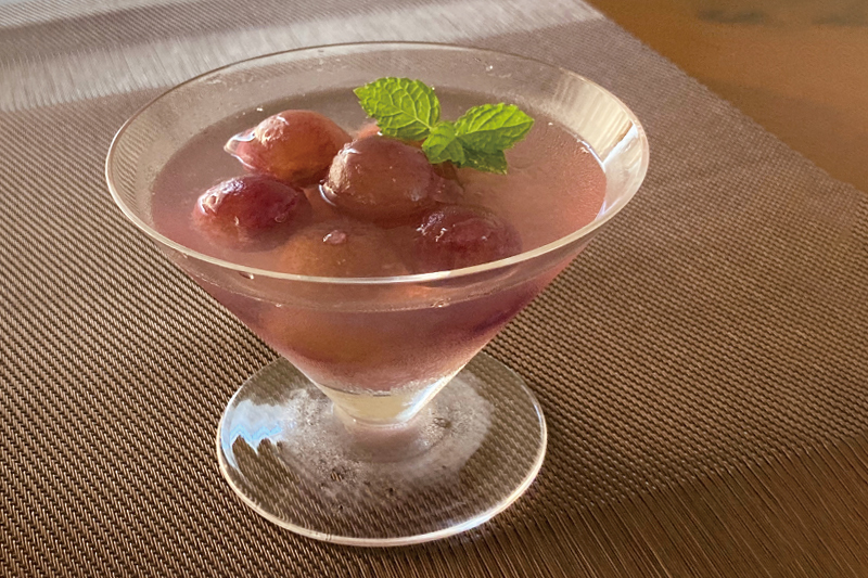 極み砂糖のブドウゼリー レシピ